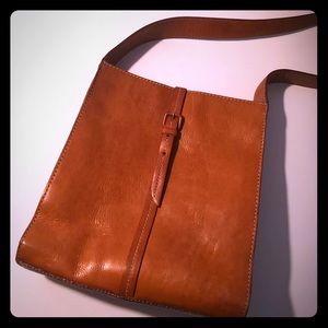 Fossil Italian leather handbag